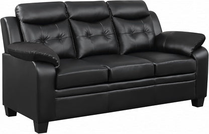 Contemporary Faux Leather Sofa with Adjustable Recliners – Comfortable 3-Seater for Living Room & Home Lounge