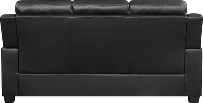 Contemporary Faux Leather Sofa with Adjustable Recliners – Comfortable 3-Seater for Living Room & Home Lounge