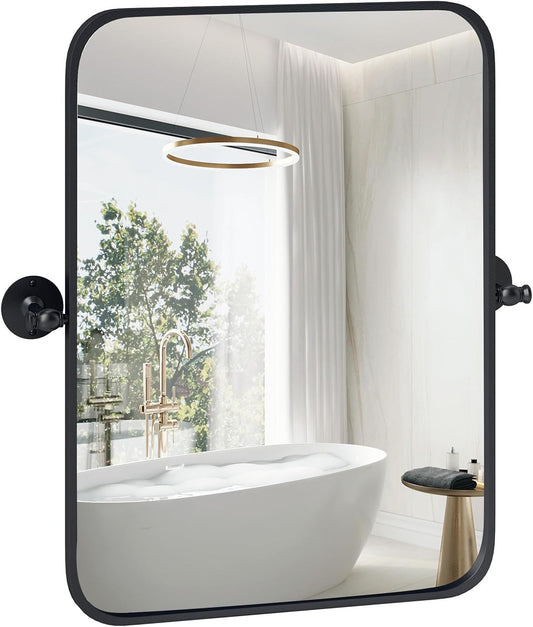 Adjustable Tilting Bathroom Mirror – Elegant Wall-Mounted Vanity Mirror for Modern Spaces
