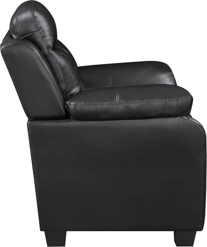Contemporary Faux Leather Sofa with Adjustable Recliners – Comfortable 3-Seater for Living Room & Home Lounge