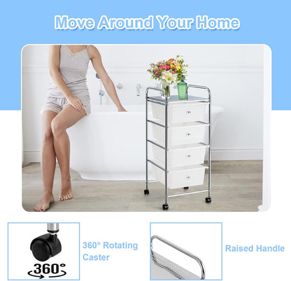 4-Drawer Multipurpose Storage Organizer – Keep Your Space Tidy & Stylish
