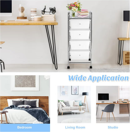 4-Drawer Multipurpose Storage Organizer – Keep Your Space Tidy & Stylish